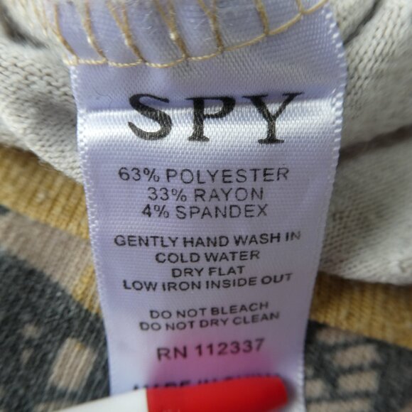 Vintage Y2K Spy Zone Exchange Pullover Top Embroidered Sequin Butterflies Mock - Picture 7 of 7